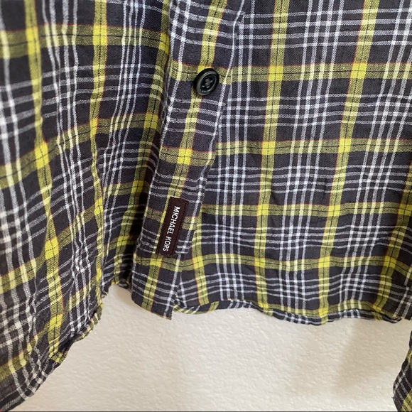 Michael Kors men’s Linen blend long sleeve shirt - Picture 4 of 7